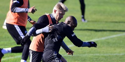 Beşiktaş, pas antrenmanı yaptı