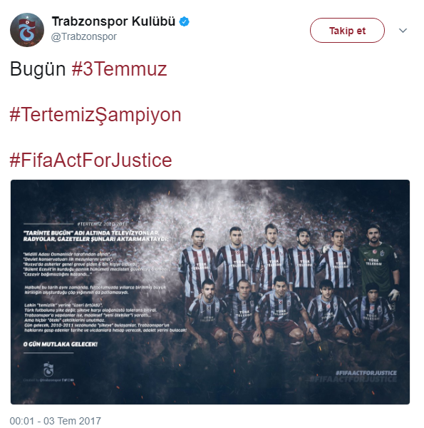 Trabzonspor Dan 3 Temmuz Aciklamasi