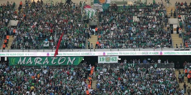 Bursa’ya tribün kapatma