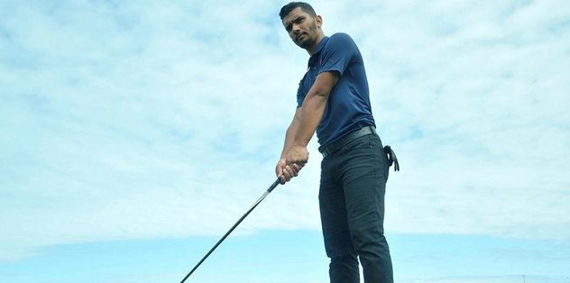 Üç aylık golfçü, rakiplerini korkuttu