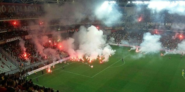 Olaylı maçla ilgili 55 kişi yakalandı