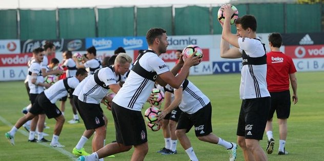 Beşiktaş denge ve kuvvet çalıştı