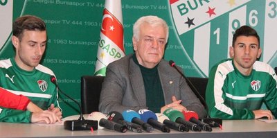 Bursaspor’dan çifte transfer