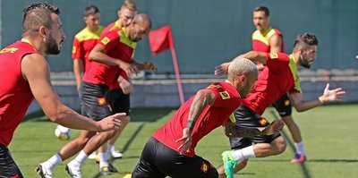 Göztepe'de Osmanlıspor maçı hazırlıklarını sürdürdü