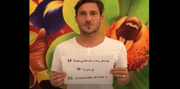 Totti'den Suriye çağrısı