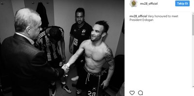 Valbuena'dan özel paylaşım
