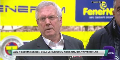 Aziz Yıldırım: Türkiye'de hakem terörü var