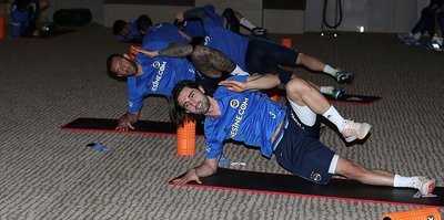 Fenerbahçe salonda çalıştı