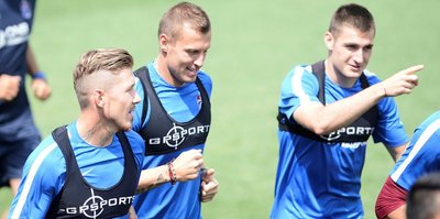 Kucka ilk antrenmanına çıktı