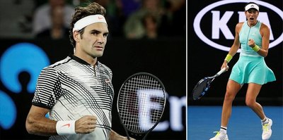 Federer ve Muguruza tur atladı