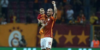 Sneijder'dan veda mesajı