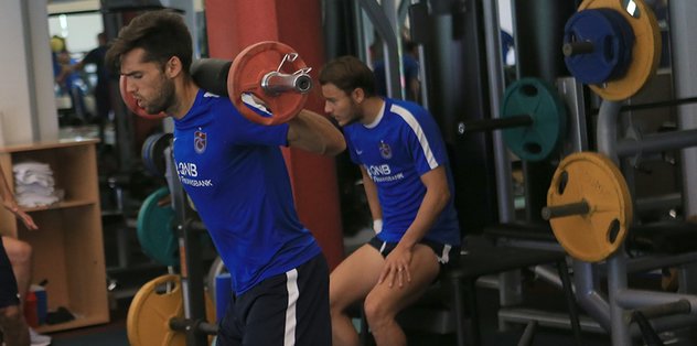 Trabzonspor kuvvet çalıştı