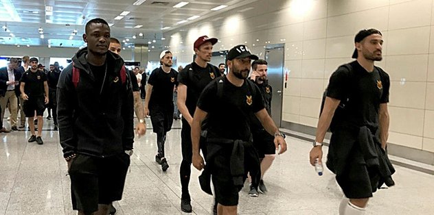 Galatasaray'ın rakibi Östersunds, İstanbul'a geldi