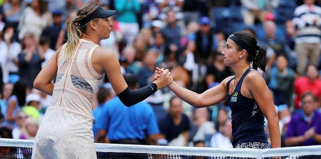 Sharapova ABD Açık'a veda etti