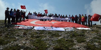 15 Temmuz Şehitleri için Ilgaz Dağı'na tırmandılar