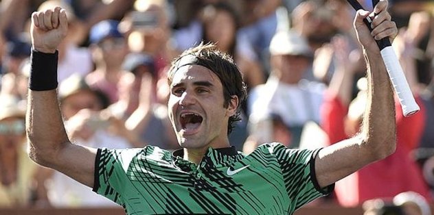 Indian Wells'te şampiyon Federer