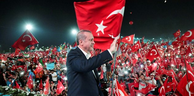 BUGÜN 15 TEMMUZ TÜRKİYE'NİN YENİDEN DOĞUŞU
