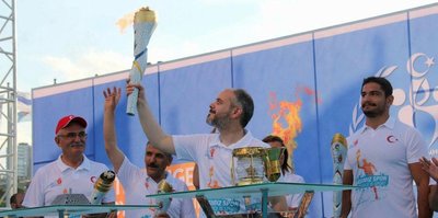 Olimpiyat meşalesi Samsun'da