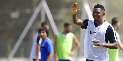 Antalya'da Eto'o depremi