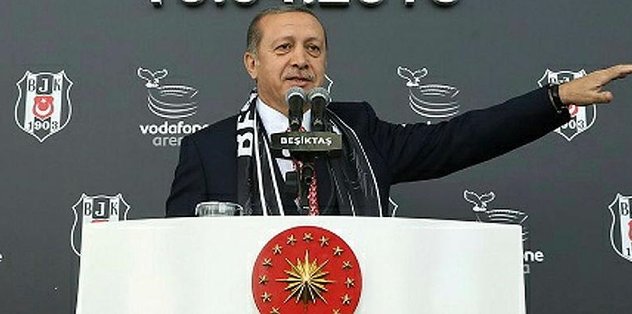 Cumhurbaşkanı Erdoğan'dan Beşiktaş'a tebrik