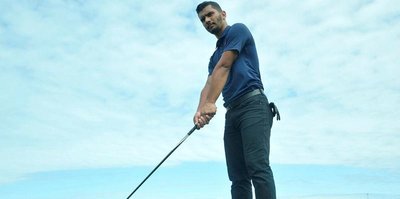 Üç aylık golfçü, rakiplerini korkuttu
