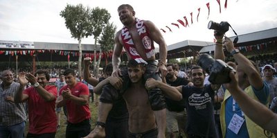 Kırkpınar'da başpehlivan İsmail Balaban!