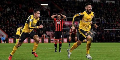 Bir puanı Giroud kurtardı